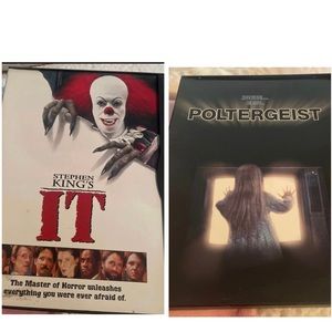 Poltergeist & Stephen King IT DVDS